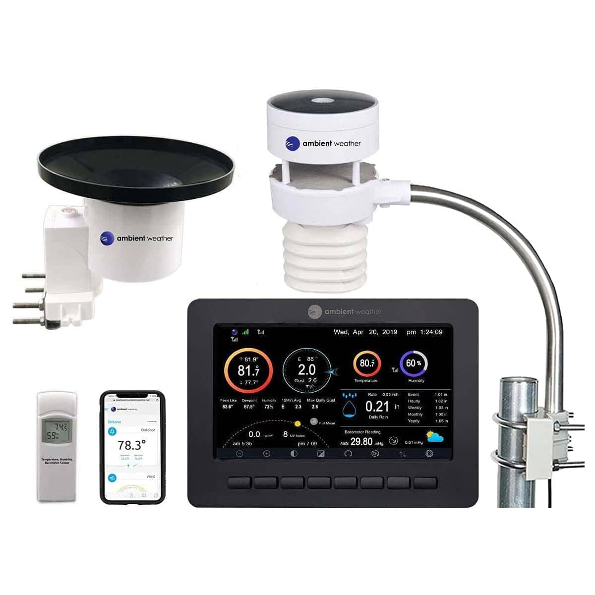 WeatherFlow Tempest Smart Home Weather System — ultrasonic premium-tier unit