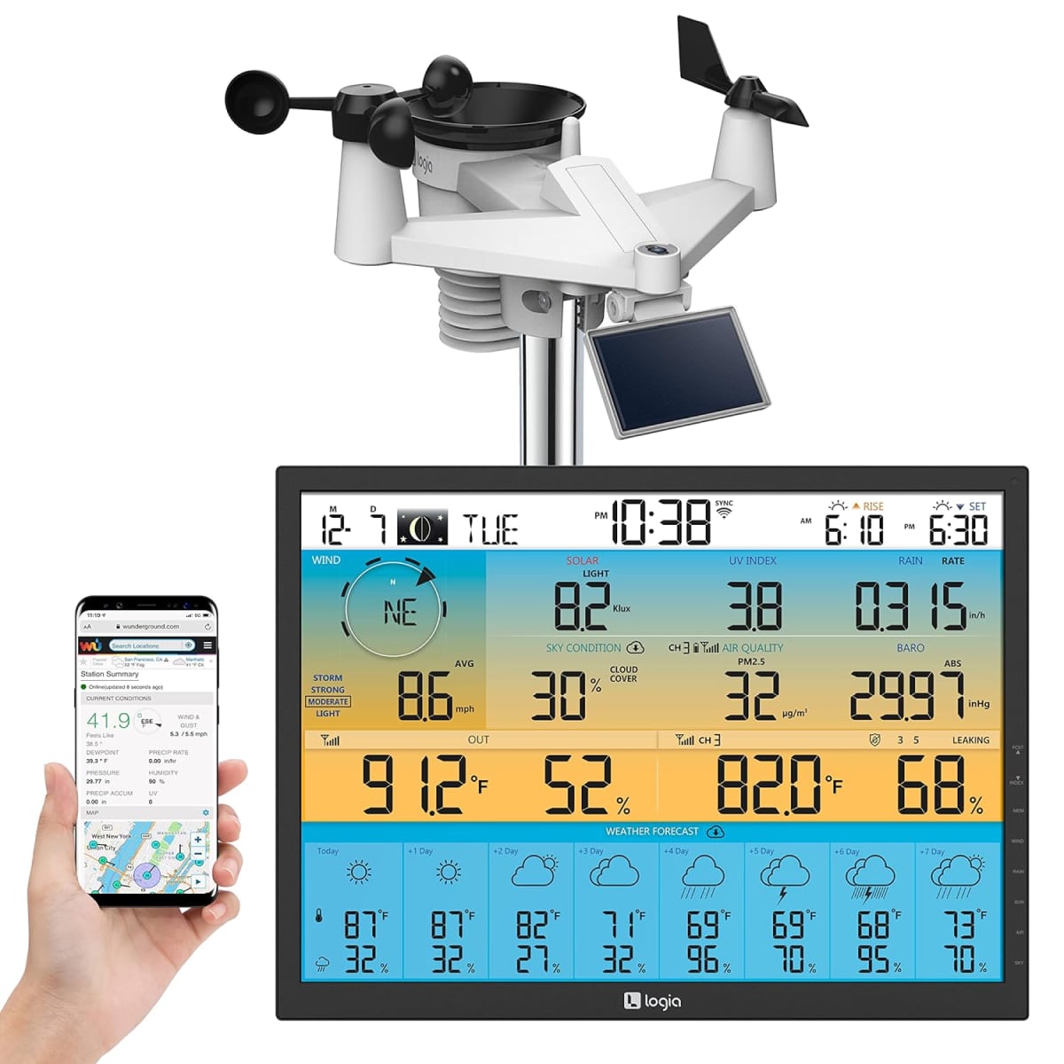 La Crosse Technology V40-PRO Weather Station — entry-tier WiFi consumer unit