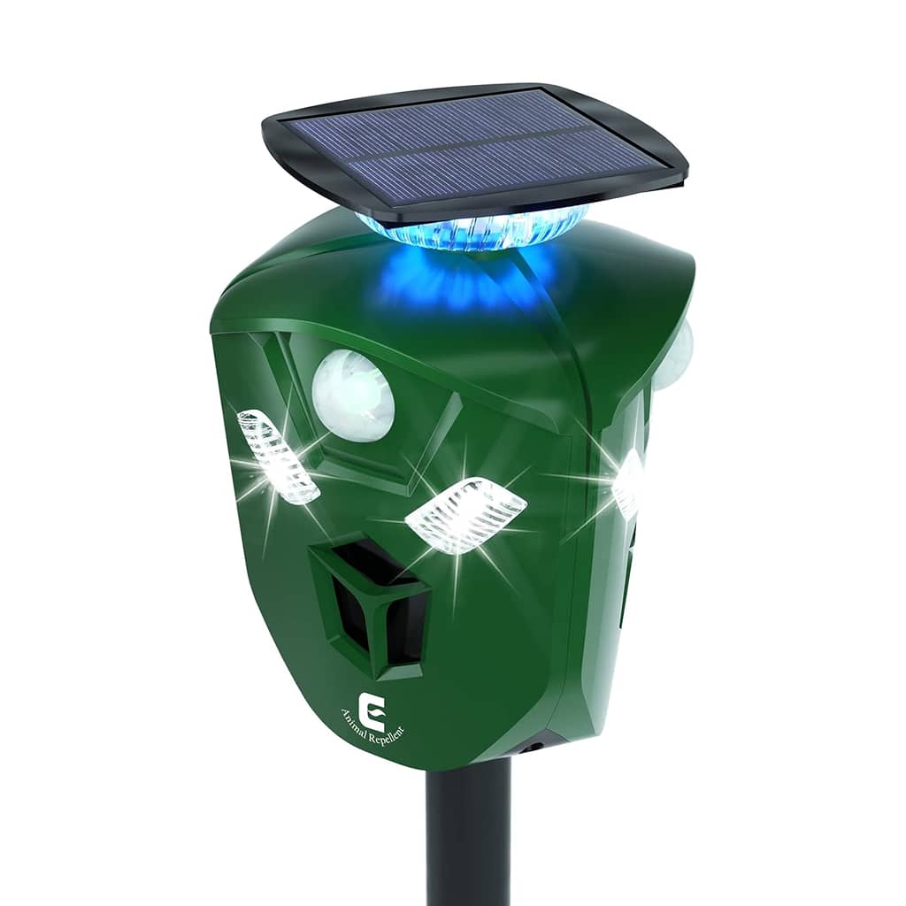 Broox solar repeller 4-pack — generic Amazon multi-pack