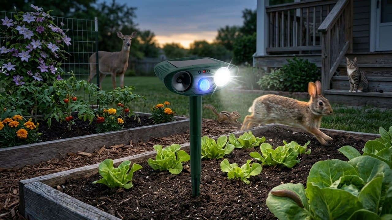 Orbit Yard Sentinel Motion Sprinkler — hose-based deer deterrent