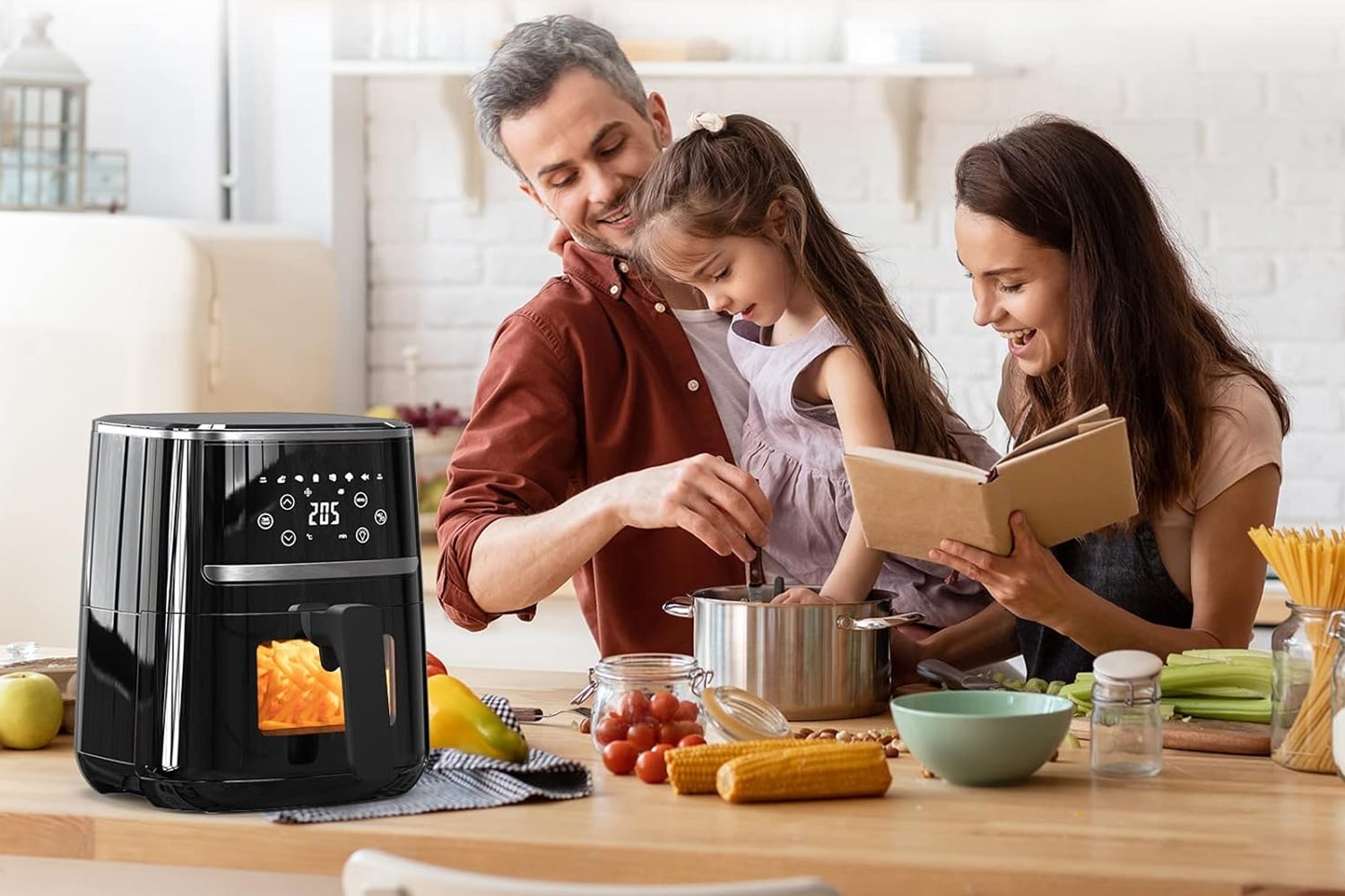 MegaCrisp 12-in-1 — 6.3-quart touchscreen air fryer